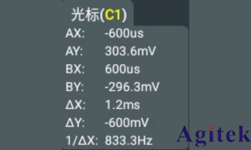 普源示波器DHO1000光標測量(圖2)